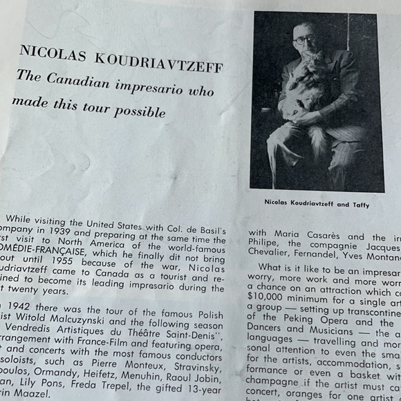 Red Army Singers Dancers Program Autographed - Picture 12 of 12